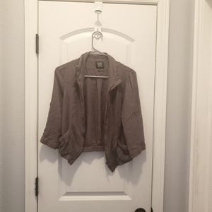 Mine brand light zip-on jacket